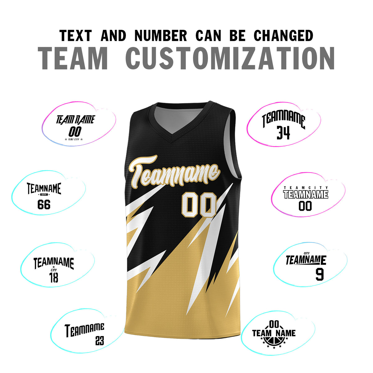 Custom Black Abstract Mountain Pattern Sports Uniform Basketball Jersey