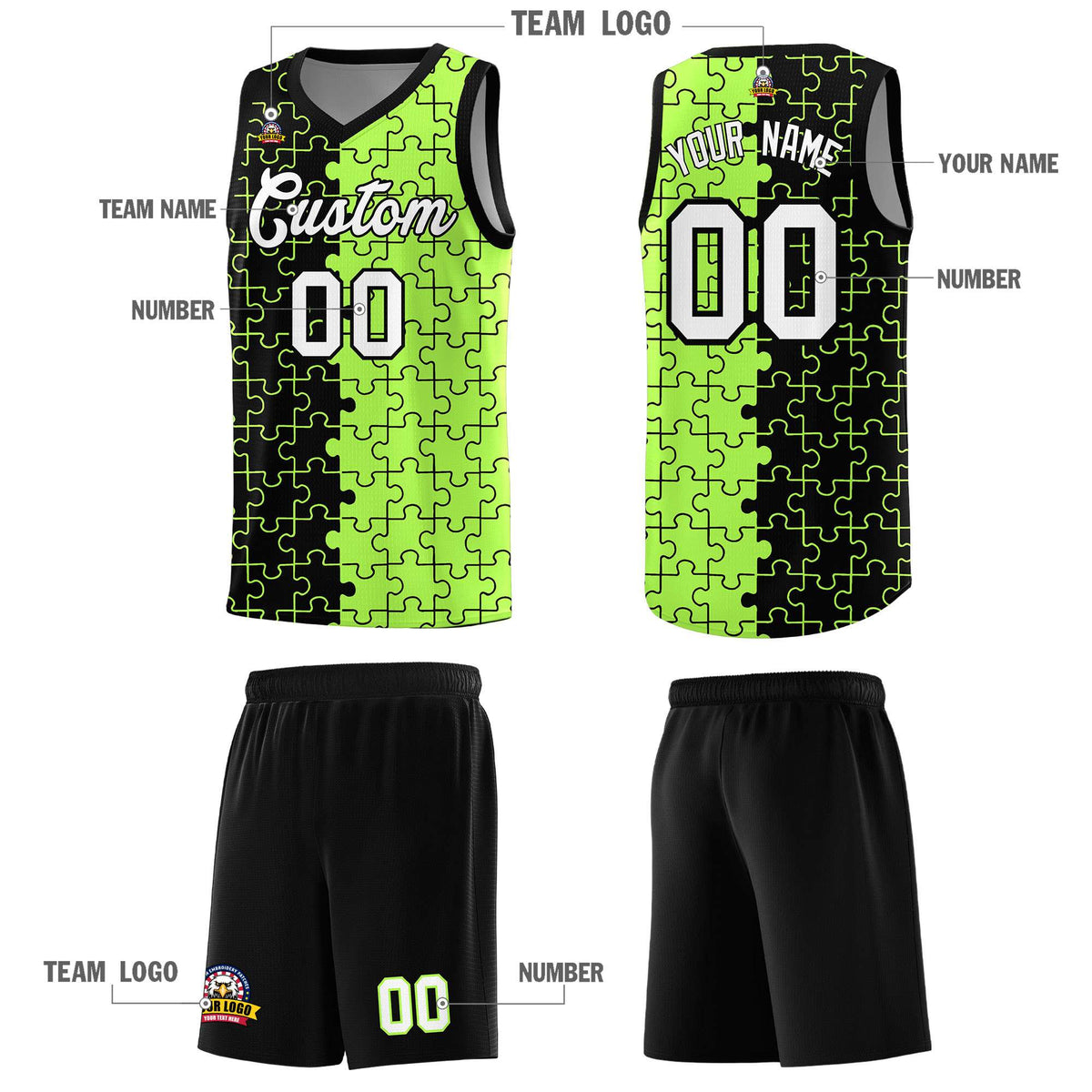 Custom Black Basketball Jersey