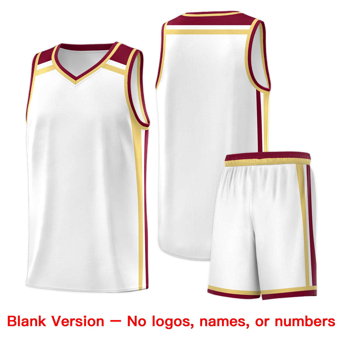 Custom White Khaki Crimson Trendy Color Charge Series Sports Uniform Basketball Jersey| KXKSHOP