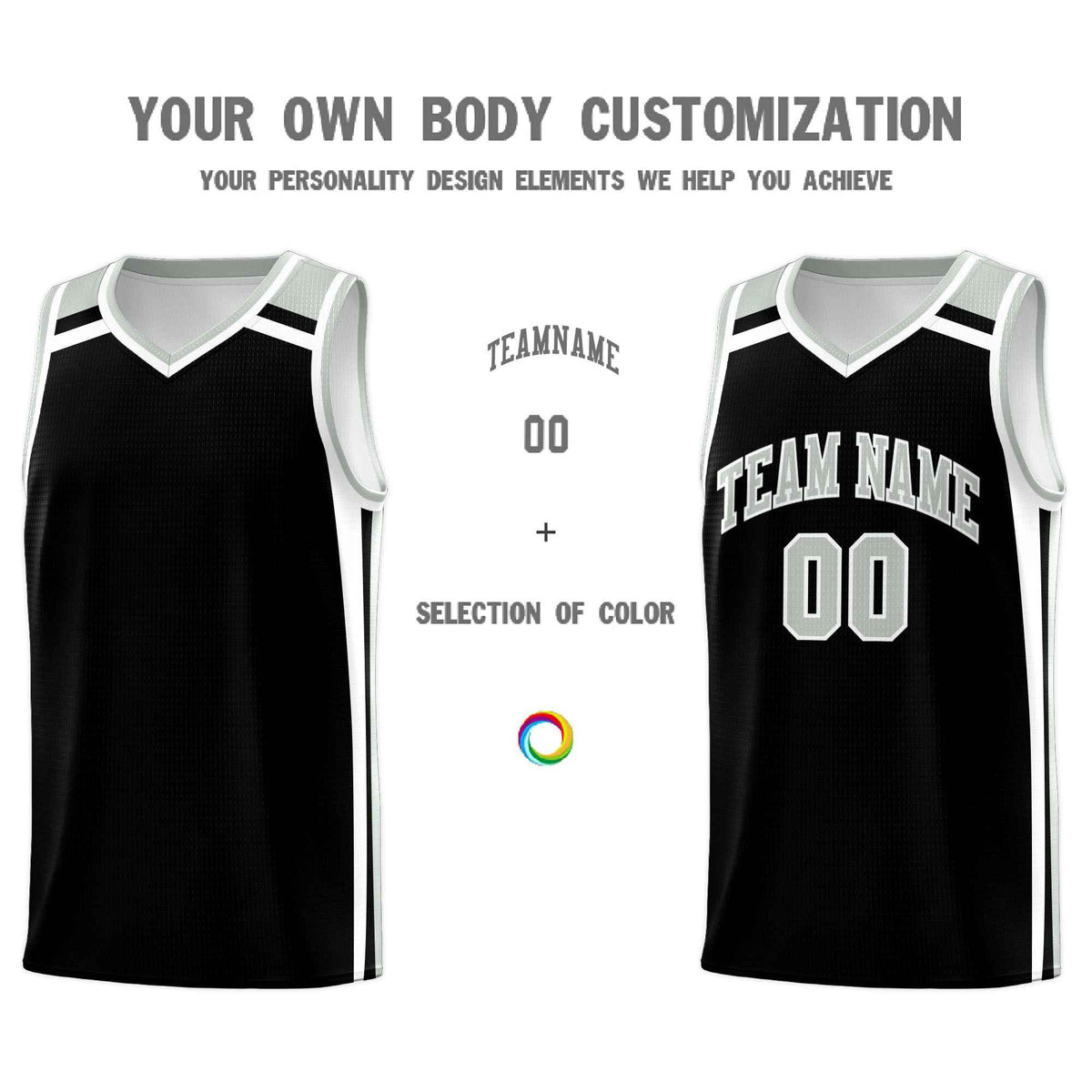 Custom Red Gray White Trendy Color Charge Series Sports Uniform Basketball Jersey