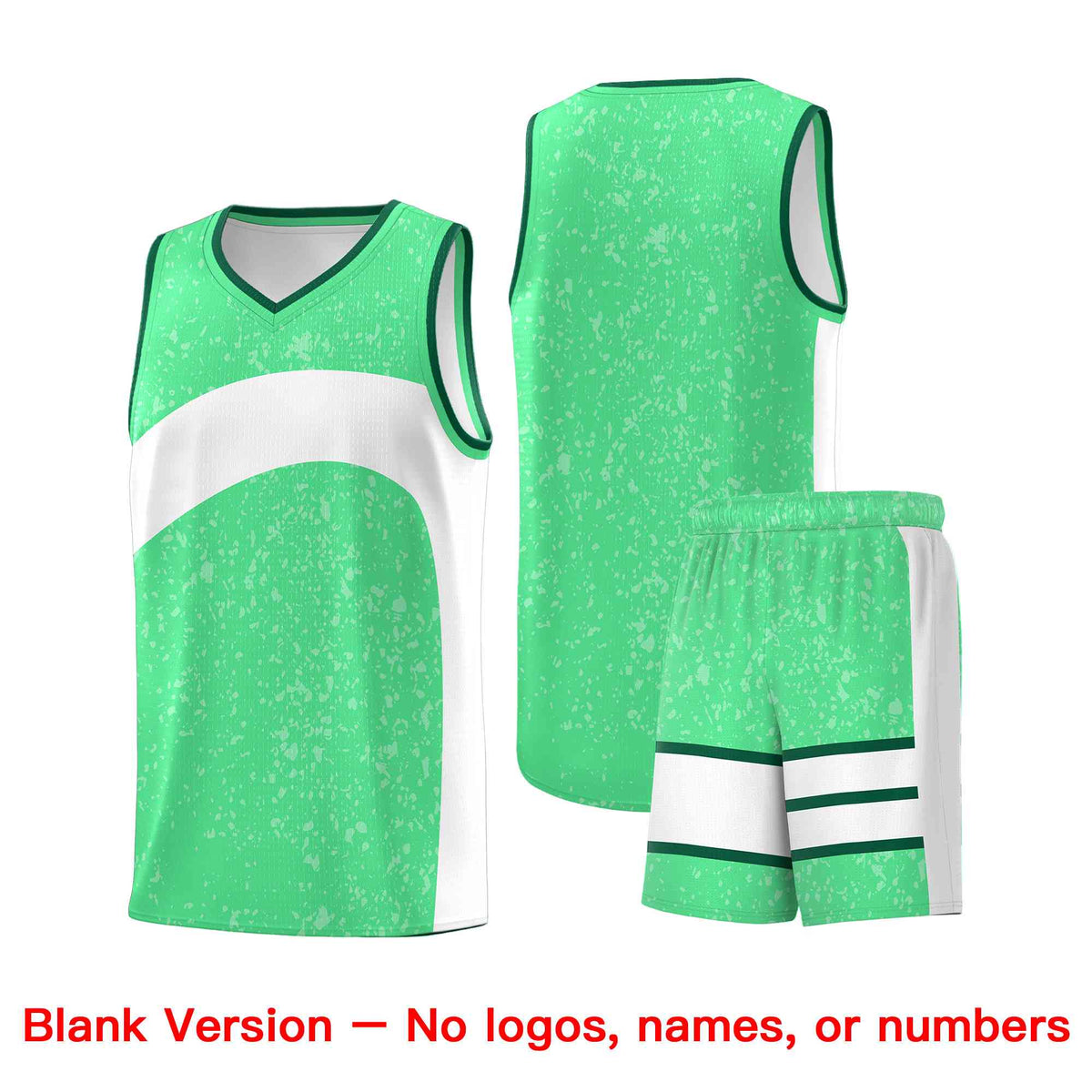 Custom Green Kelly Green Dot Graffiti Pattern Irregular Team Names Sports Uniform Basketball Jersey