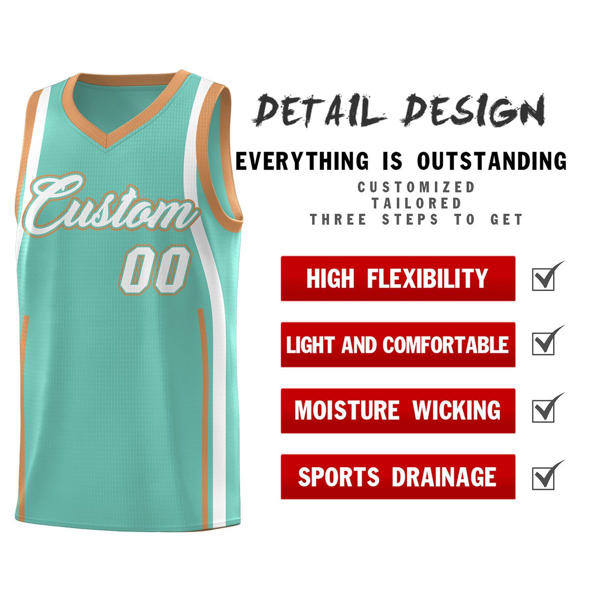 Custom Bright Green Buckskin Brown-White Ribbon Pattern Basketball Kits
