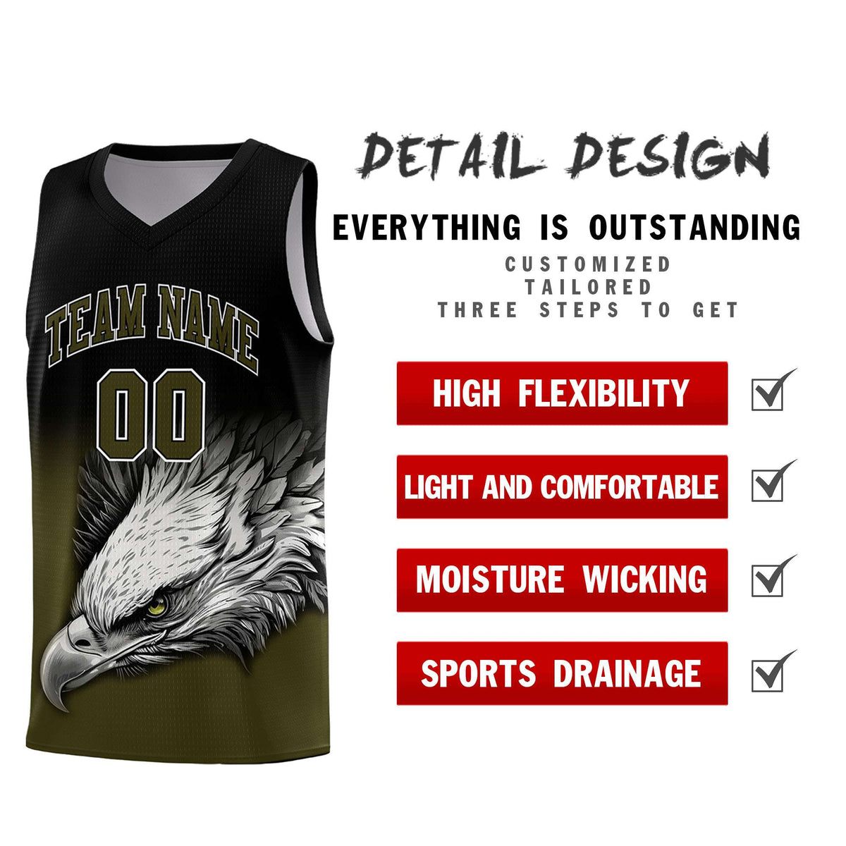 Custom Aqua Purple Basketball Kits with Eagle Pattern