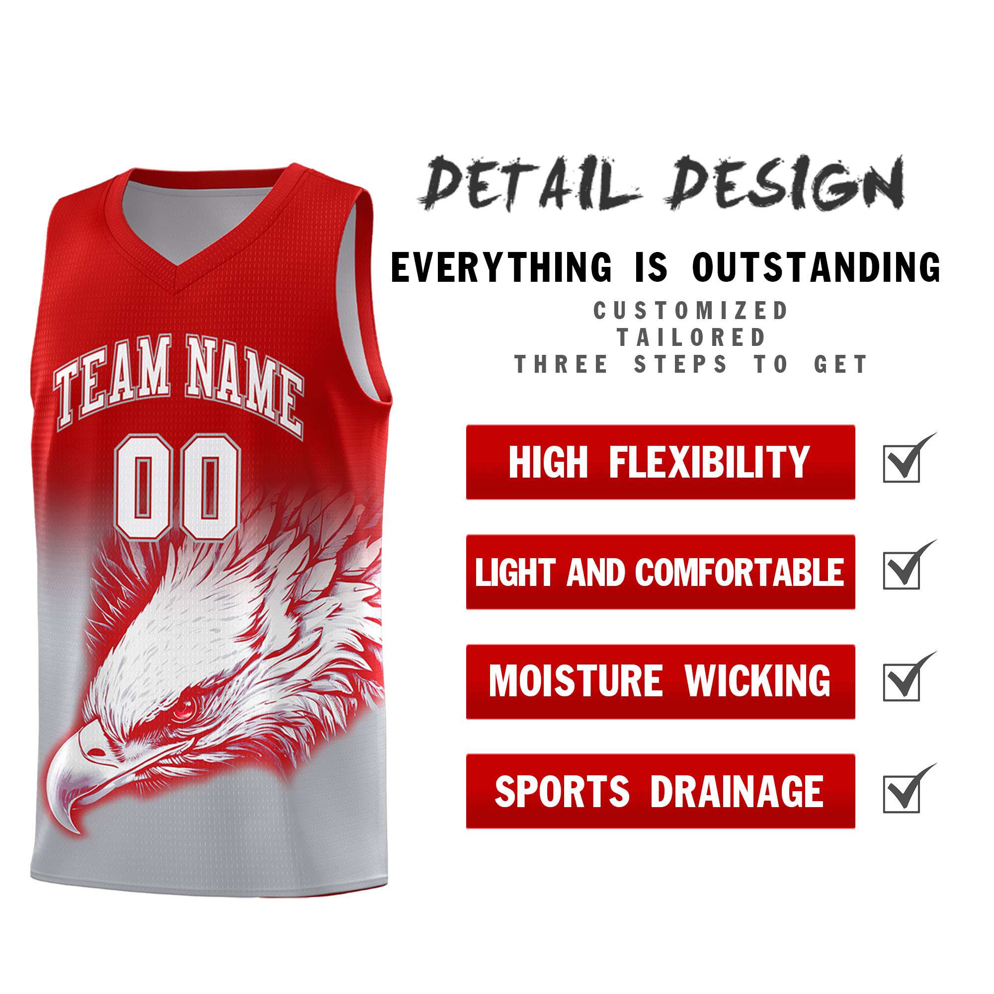 Custom Navy Teal Basketball Kits with Eagle Pattern