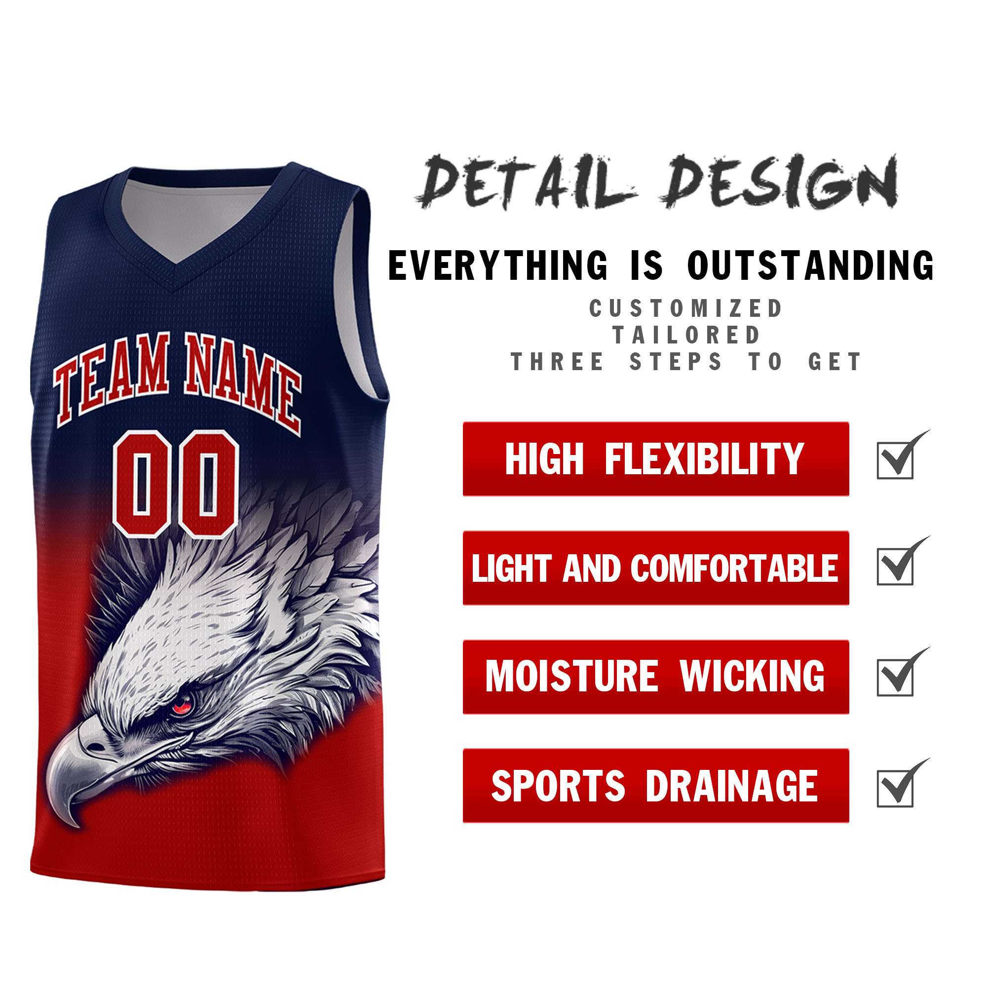 Custom Navy Neon Green Basketball Kits with Eagle Pattern