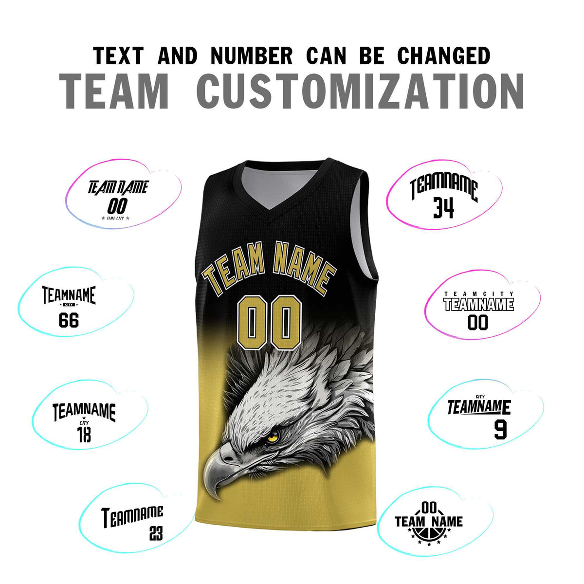 Custom Pink Purple Basketball Kits with Eagle Pattern