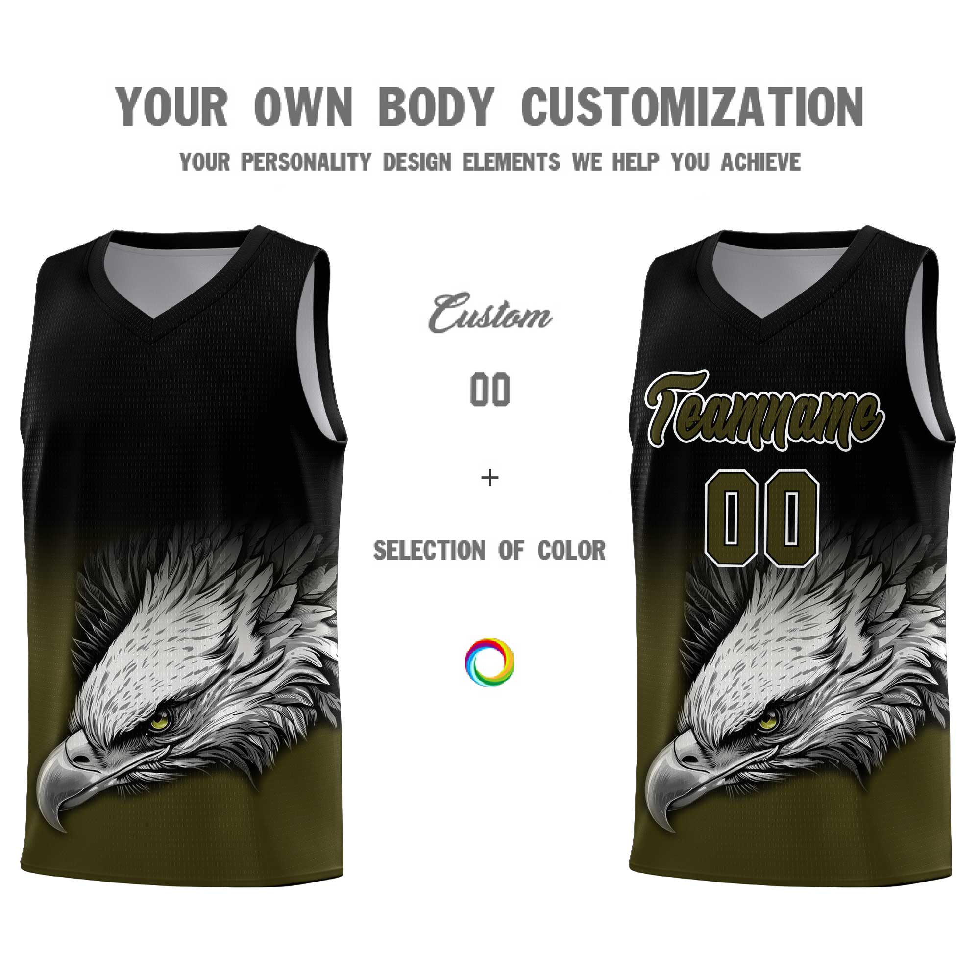 Custom Aqua Purple Basketball Kits with Eagle Pattern