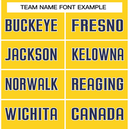 Custom Yellow Navy-White Personalized Basketball Shorts