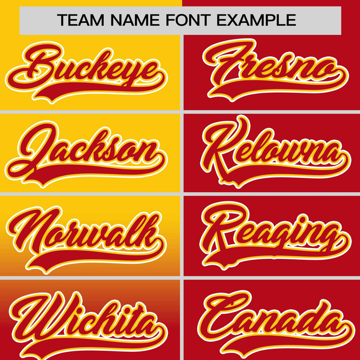 Custom Red Gold Personalized Half Gradient Design Authentic Baseball Jersey