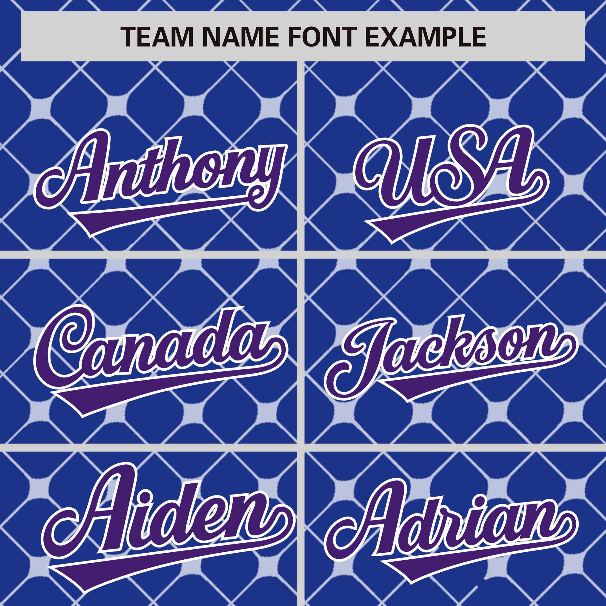 Custom Royal-White Plaid Design Authentic Baseball Jersey