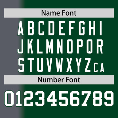 Custom Green Dark Gray Pinstripe Personalized Gradient Authentic Baseball Jersey