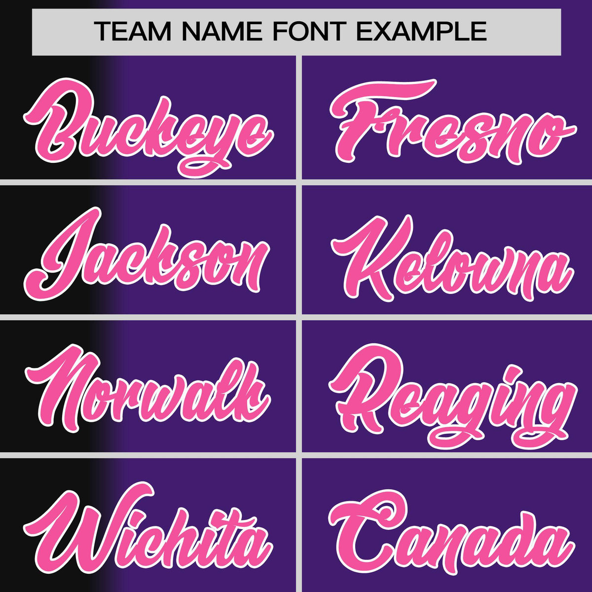 Custom Purple Black Pinstripe Personalized Gradient Authentic Baseball Jersey