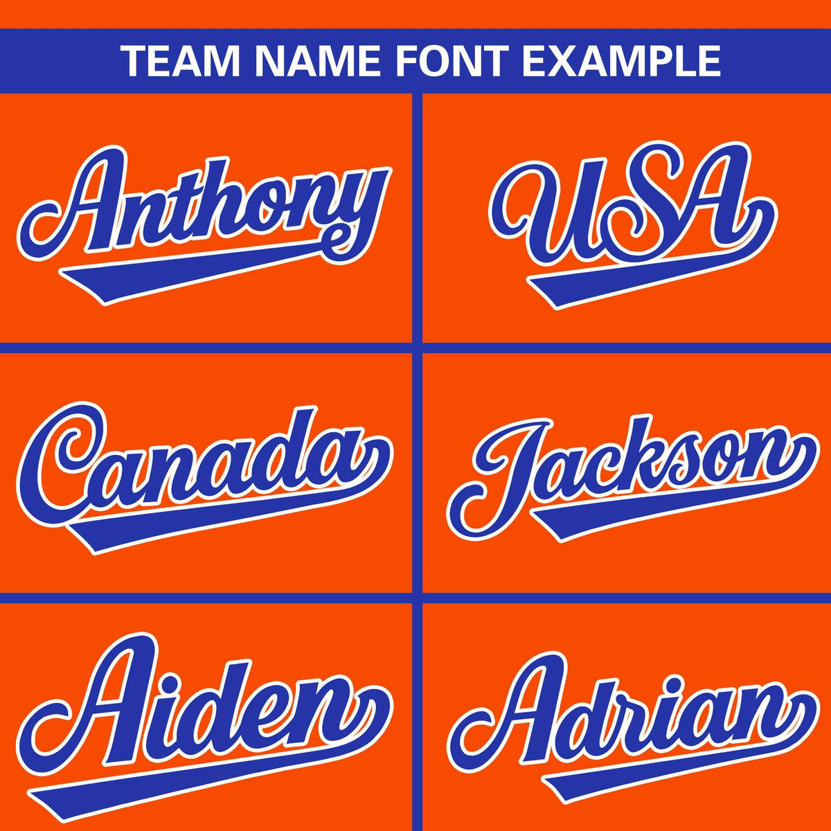 Custom Orange Royal Classic Style Personalized Full Button Authentic Baseball Jersey