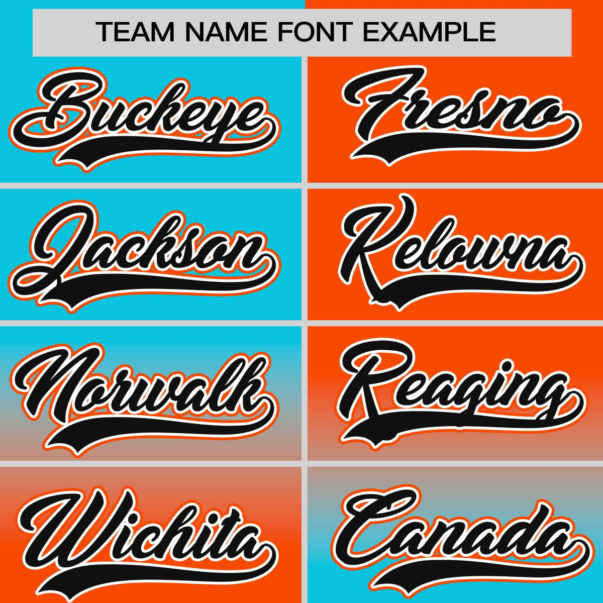 Custom Orange Sky Blue Personalized Symmetrical Gradient Design Authentic Baseball Jersey