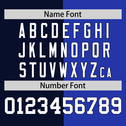 Custom Navy Royal Personalized Symmetrical Gradient Design Authentic Baseball Jersey