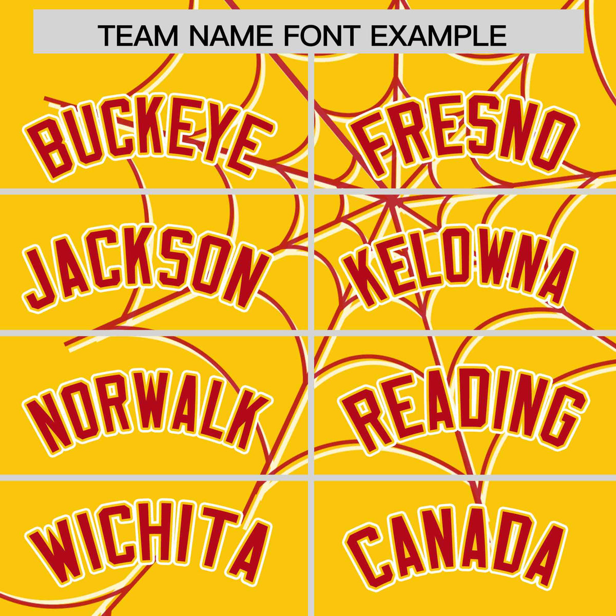 Custom Gold-Red Spider Web Pattern Raglan Sleeves Authentic Baseball Jersey