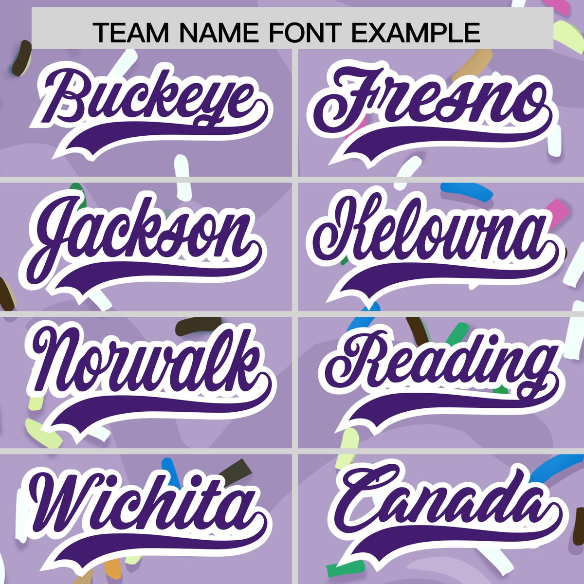 Custom Light Purple Ice Cream Cone Graffiti Pattern Fashion Authentic Baseball Jersey