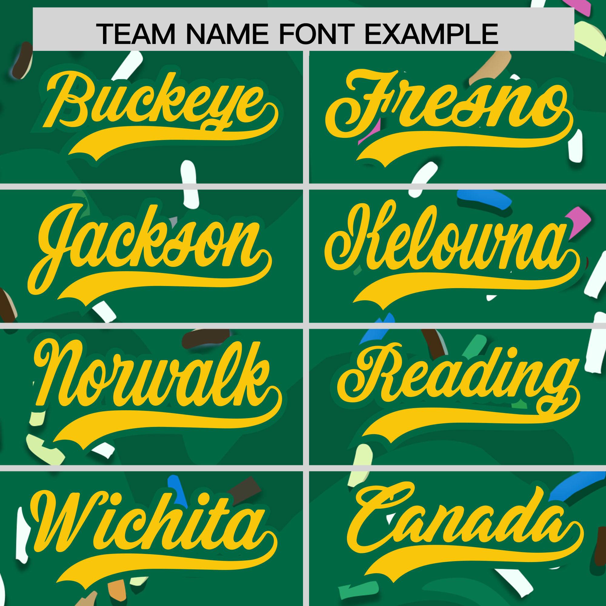 Custom Kelly Green Ice Cream Cone Graffiti Pattern Fashion Authentic Baseball Jersey