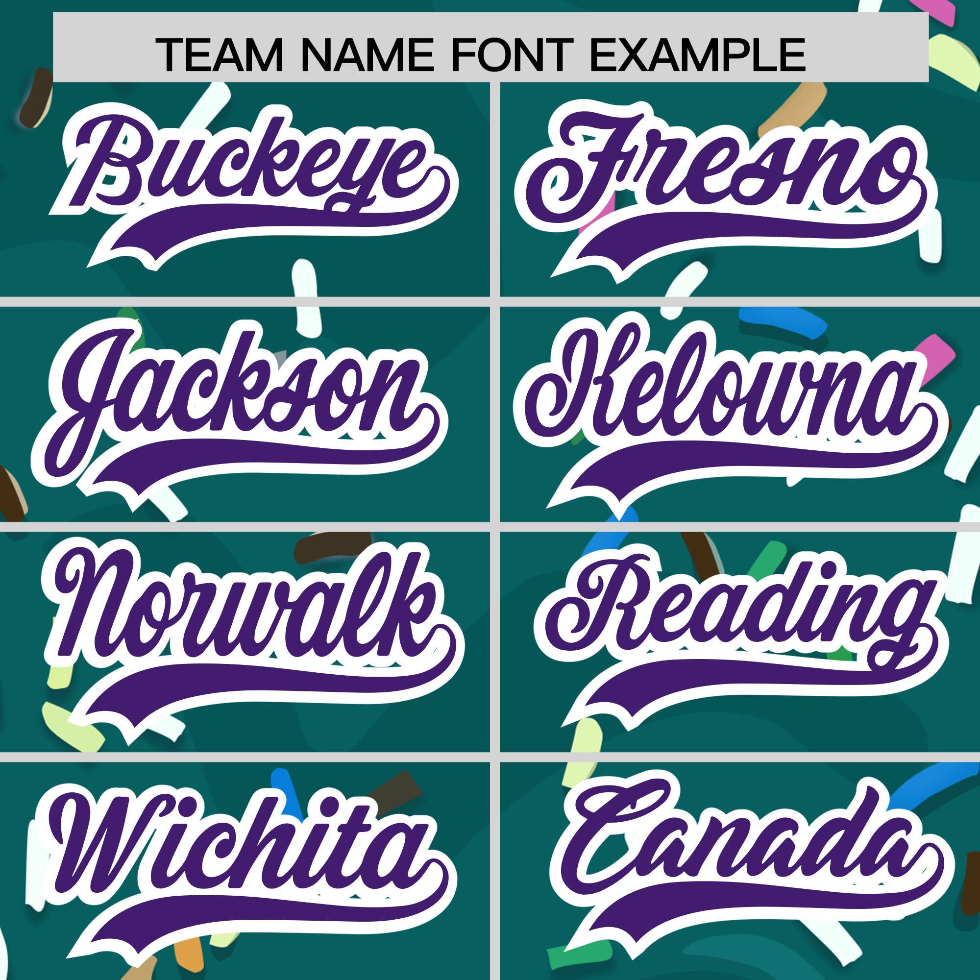 Custom Aqua Ice Cream Cone Graffiti Pattern Fashion Authentic Baseball Jersey