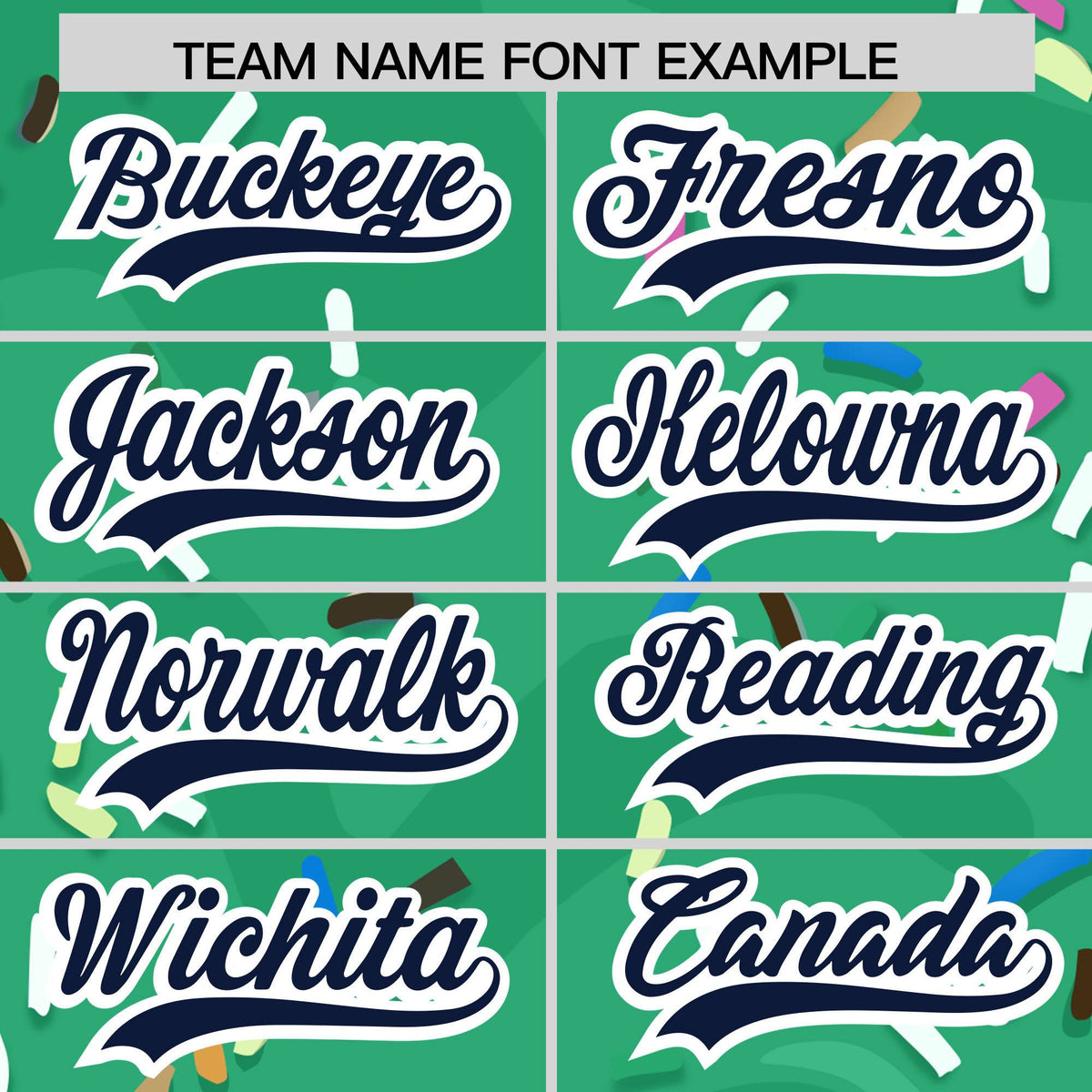 Custom Brilliant Green Ice Cream Cone Graffiti Pattern Fashion Authentic Baseball Jersey