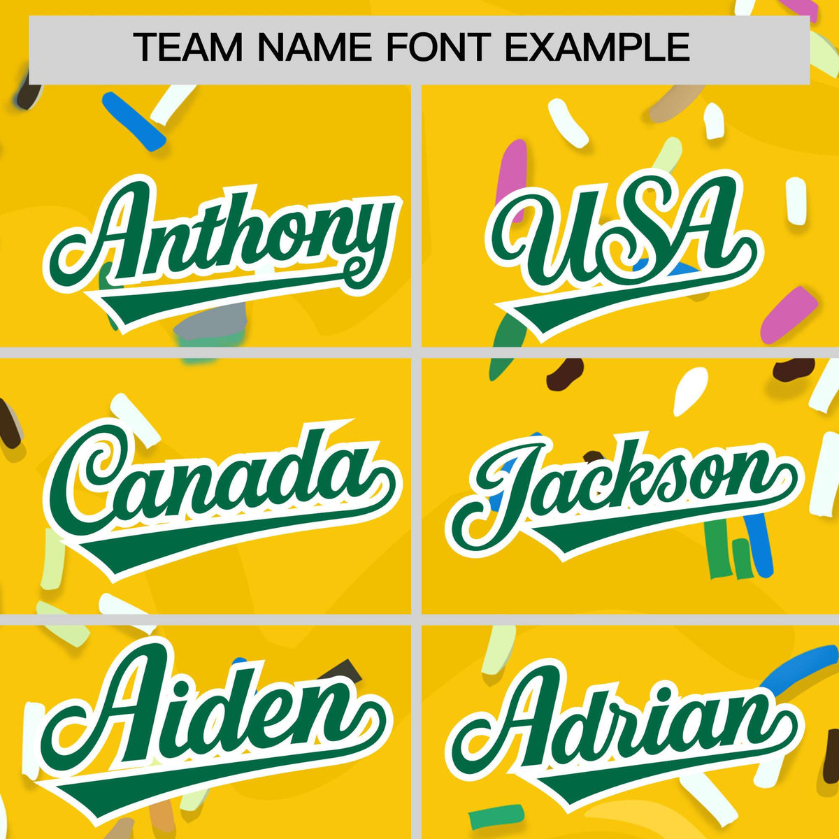 Custom Gold Ice Cream Cone Graffiti Pattern Fashion Authentic Baseball Jersey