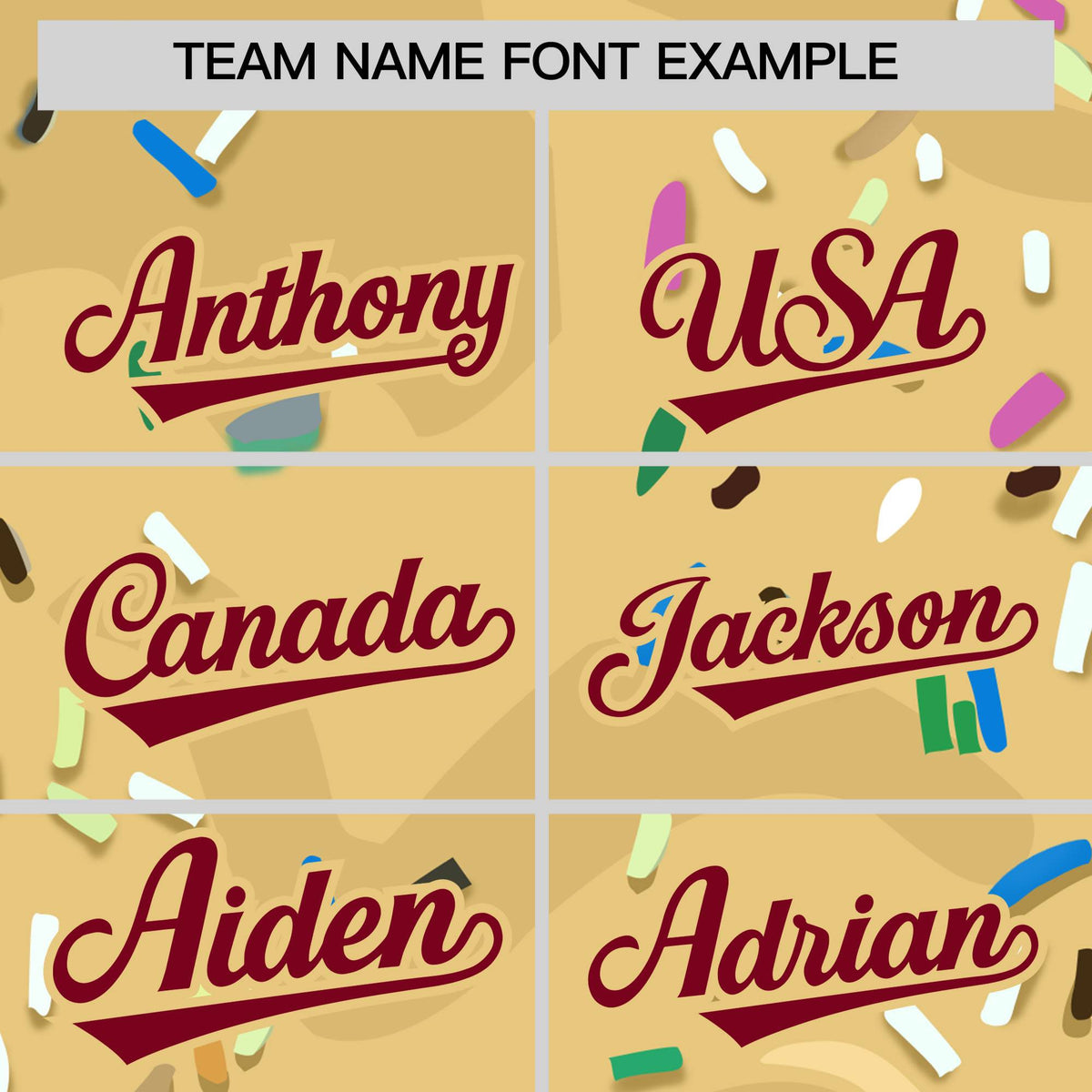 Custom Khaki Ice Cream Cone Graffiti Pattern Fashion Authentic Baseball Jersey