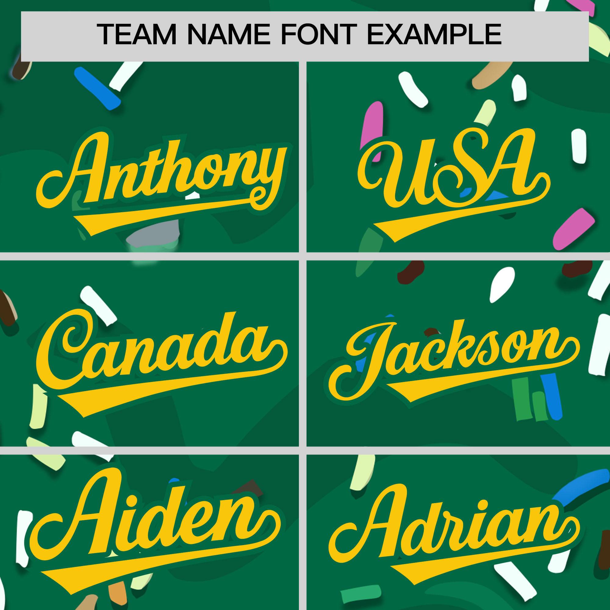 Custom Kelly Green Ice Cream Cone Graffiti Pattern Fashion Authentic Baseball Jersey