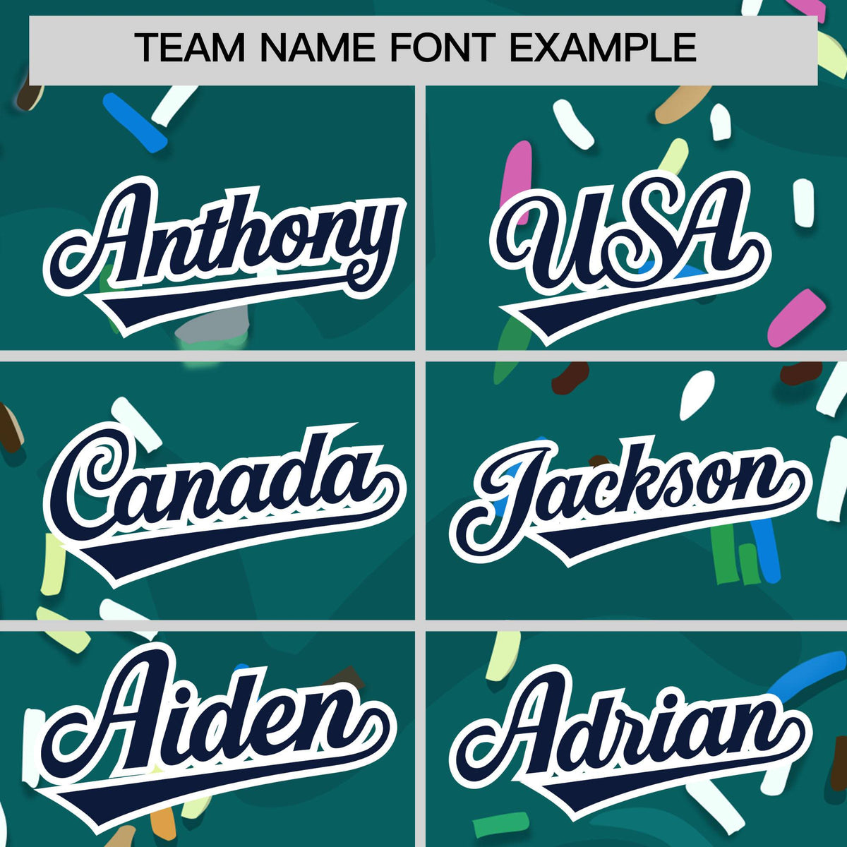 Custom Aqua Ice Cream Cone Graffiti Pattern Fashion Authentic Baseball Jersey