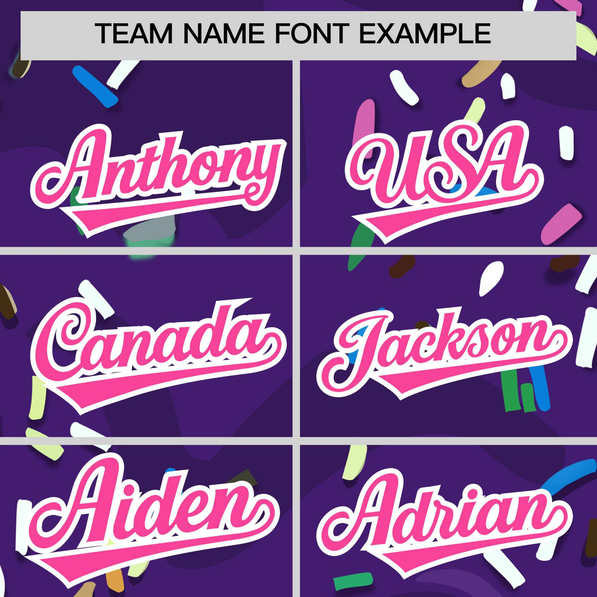 Custom Purple Ice Cream Cone Graffiti Pattern Fashion Authentic Baseball Jersey