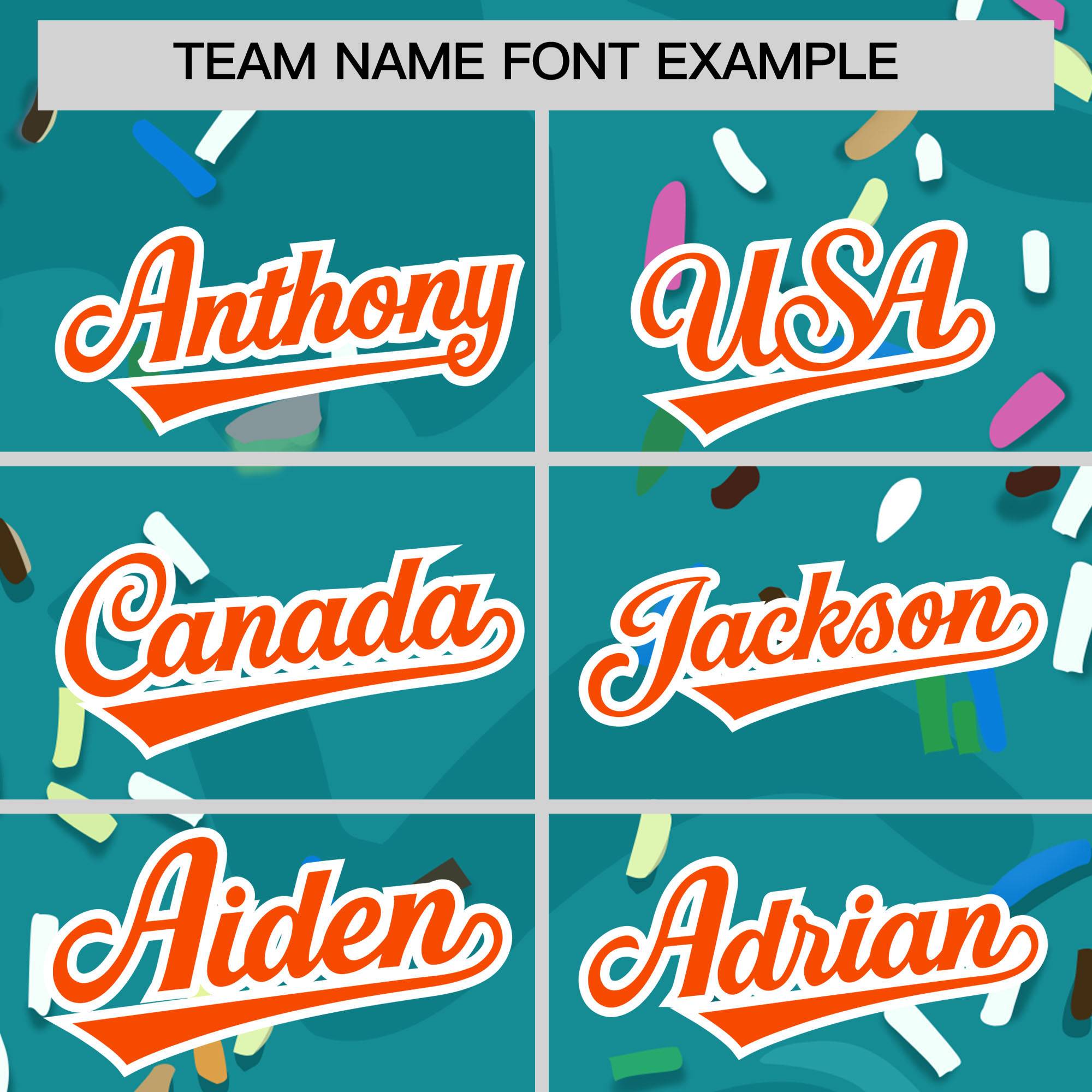 Custom Aqua Ice Cream Cone Graffiti Pattern Fashion Authentic Baseball Jersey