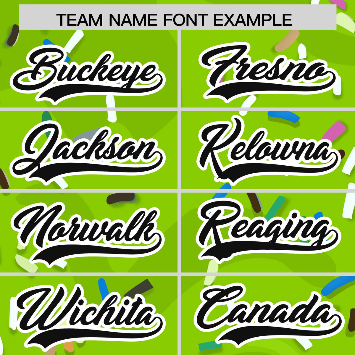 Custom Neon Green Ice Cream Cone Graffiti Pattern Fashion Authentic Baseball Jersey