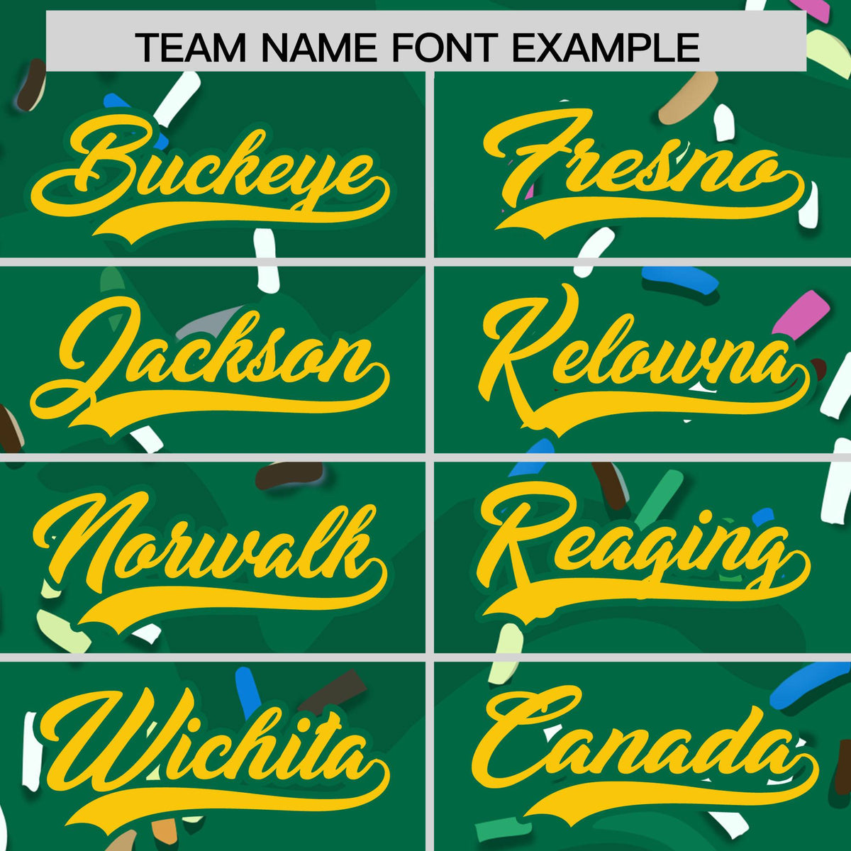 Custom Kelly Green Ice Cream Cone Graffiti Pattern Fashion Authentic Baseball Jersey