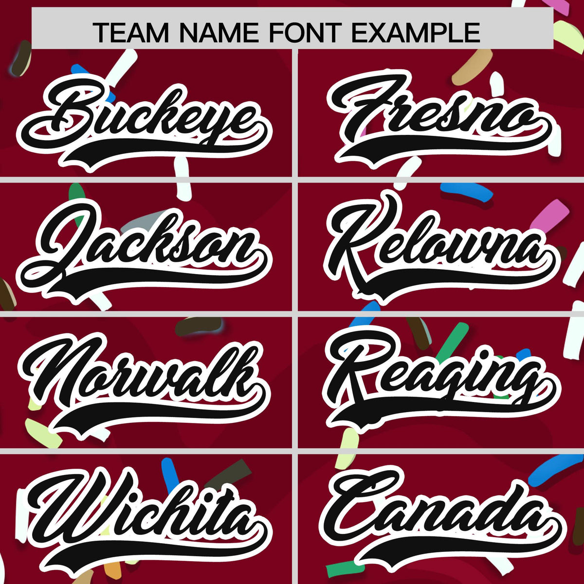 Custom Crimson Ice Cream Cone Graffiti Pattern Fashion Authentic Baseball Jersey