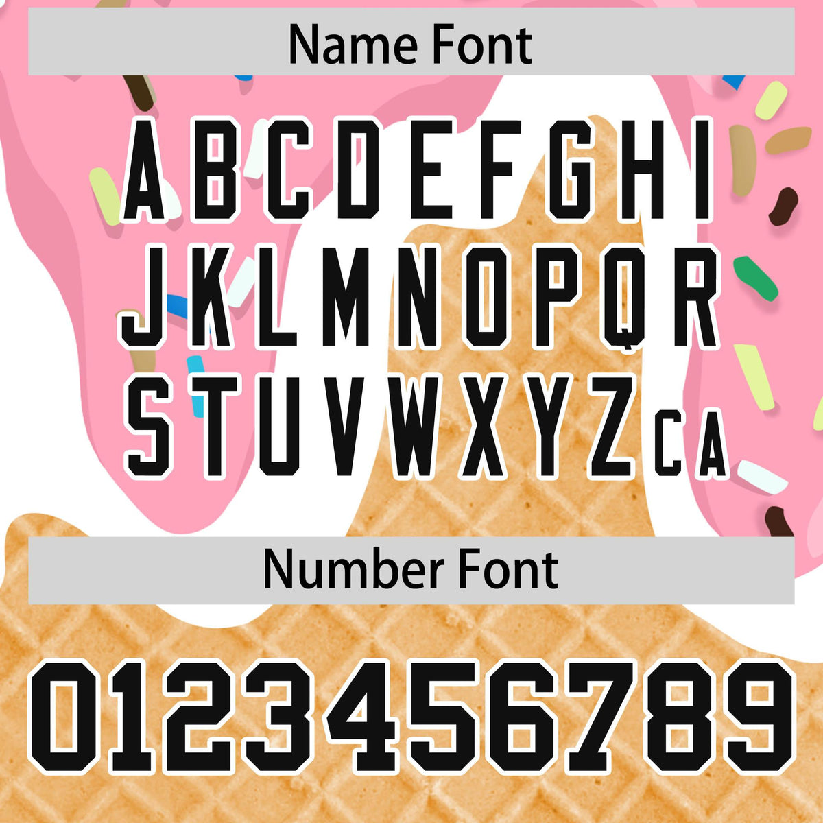 Custom Light Pink Ice Cream Cone Graffiti Pattern Fashion Authentic Baseball Jersey