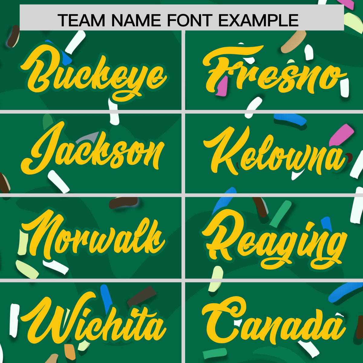 Custom Kelly Green Ice Cream Cone Graffiti Pattern Fashion Authentic Baseball Jersey