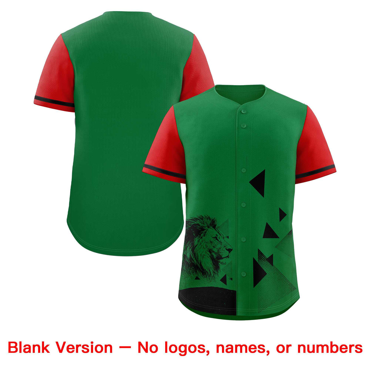 Custom Red Kelly Green Raptor Series Raglan Sleeves Drapable Baseball Jersey |KXKSHOP