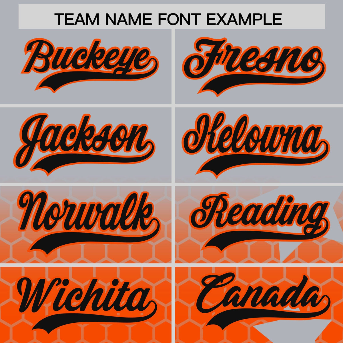 Custom Gray Orange Black Rising Stars Series Gradient Fashion Baseball Jersey| KXKSHOP