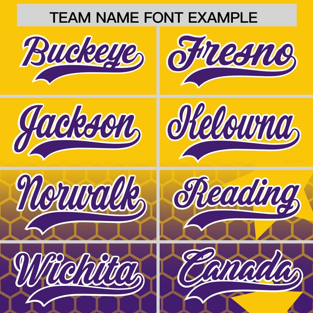 Custom Gold Purple White Rising Stars Series Gradient Fashion Baseball Jersey| KXKSHOP