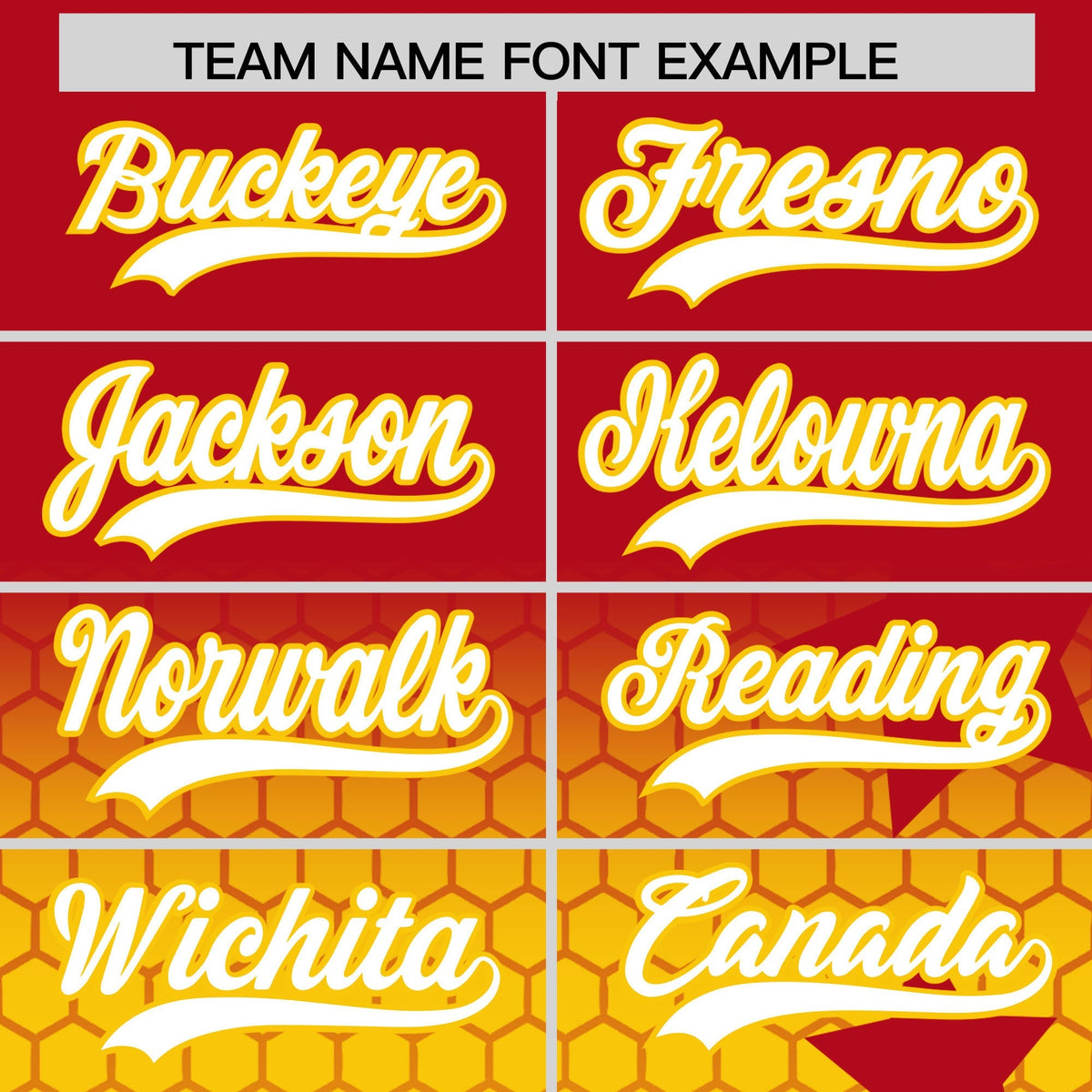 Custom Red Gold White Rising Stars Series Gradient Fashion Baseball Jersey| KXKSHOP