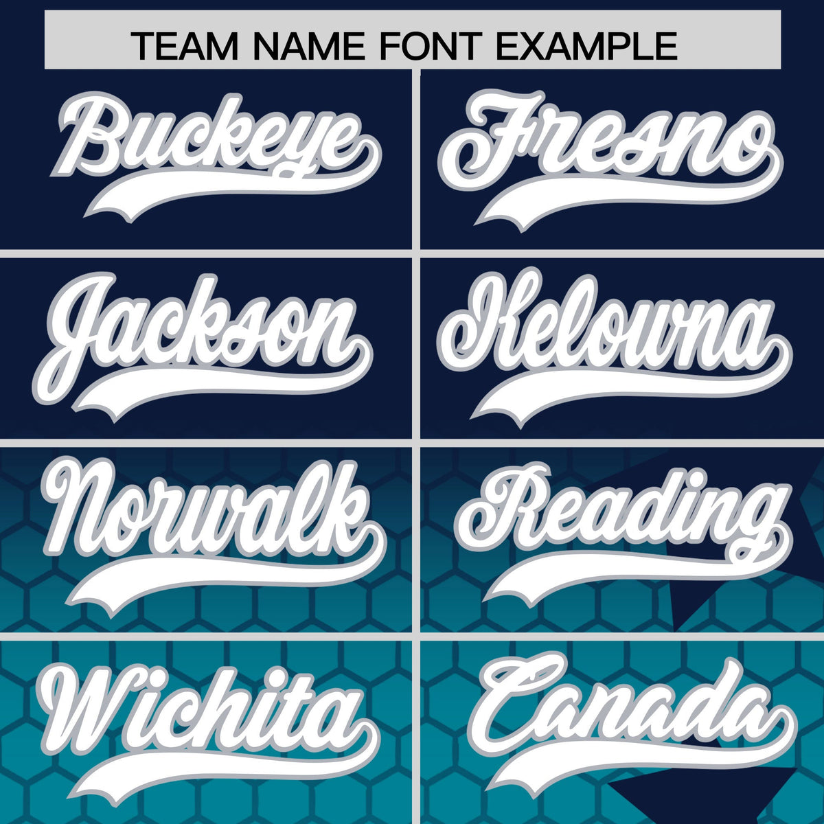 Custom Navy Teal White Rising Stars Series Gradient Fashion Baseball Jersey| KXKSHOP