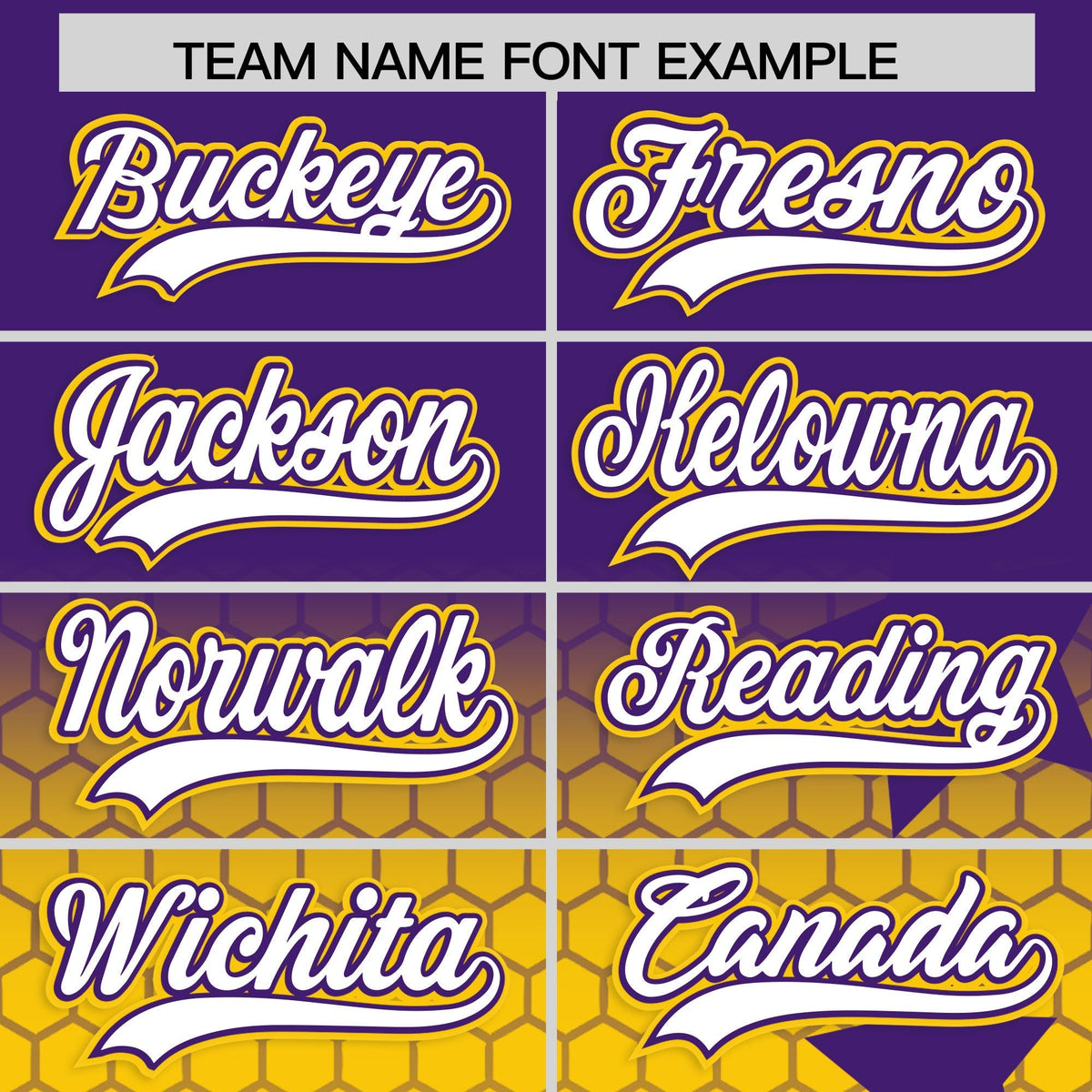 Custom Purple Gold White Rising Stars Series Gradient Fashion Baseball Jersey| KXKSHOP