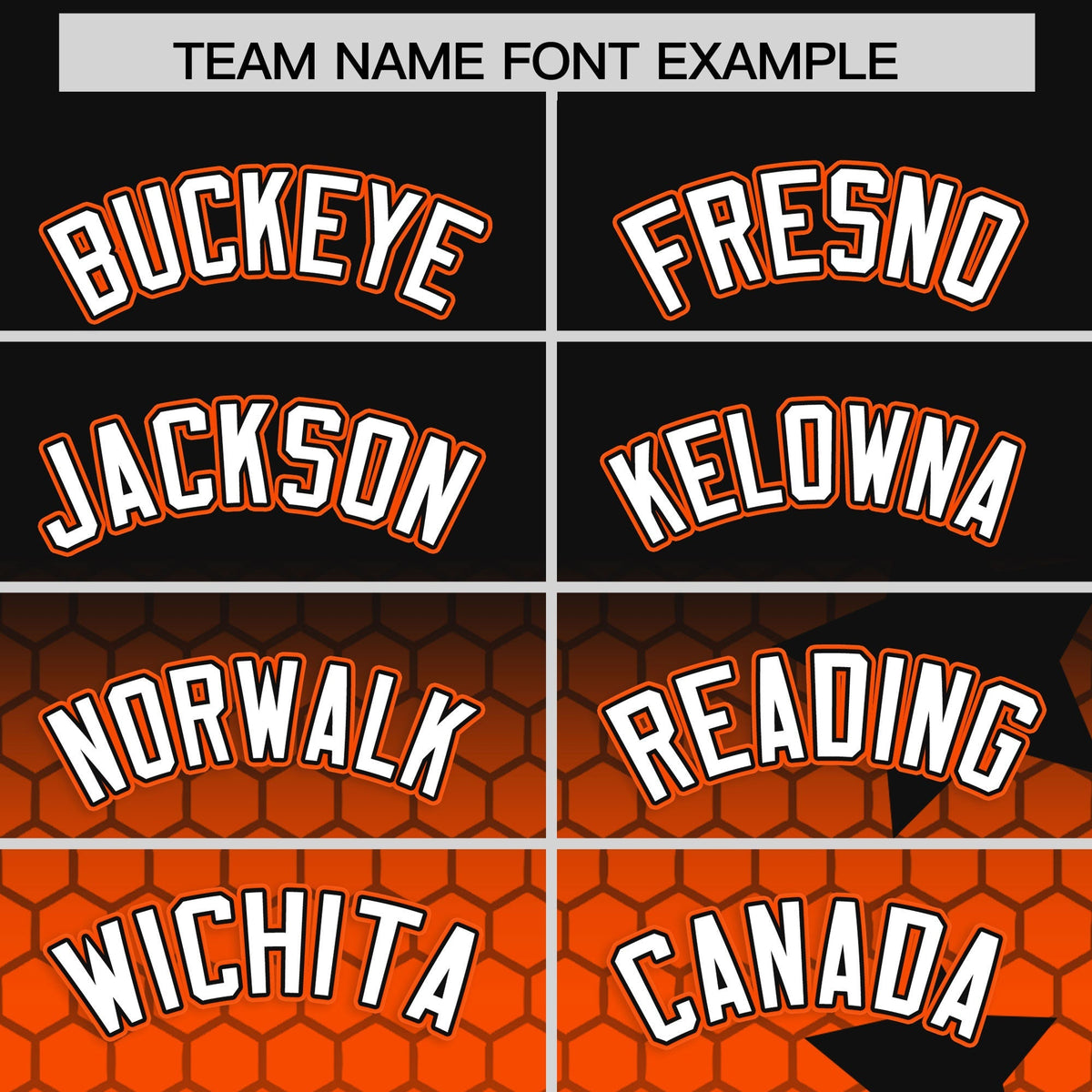 Custom Black Orange White Rising Stars Series Gradient Fashion Baseball Jersey| KXKSHOP