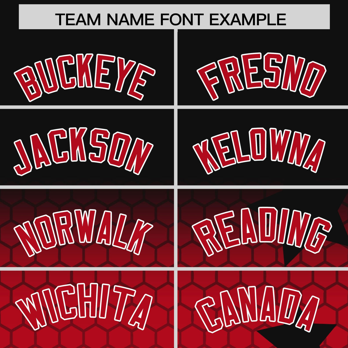 Custom Black Red White Rising Stars Series Gradient Fashion Baseball Jersey| KXKSHOP