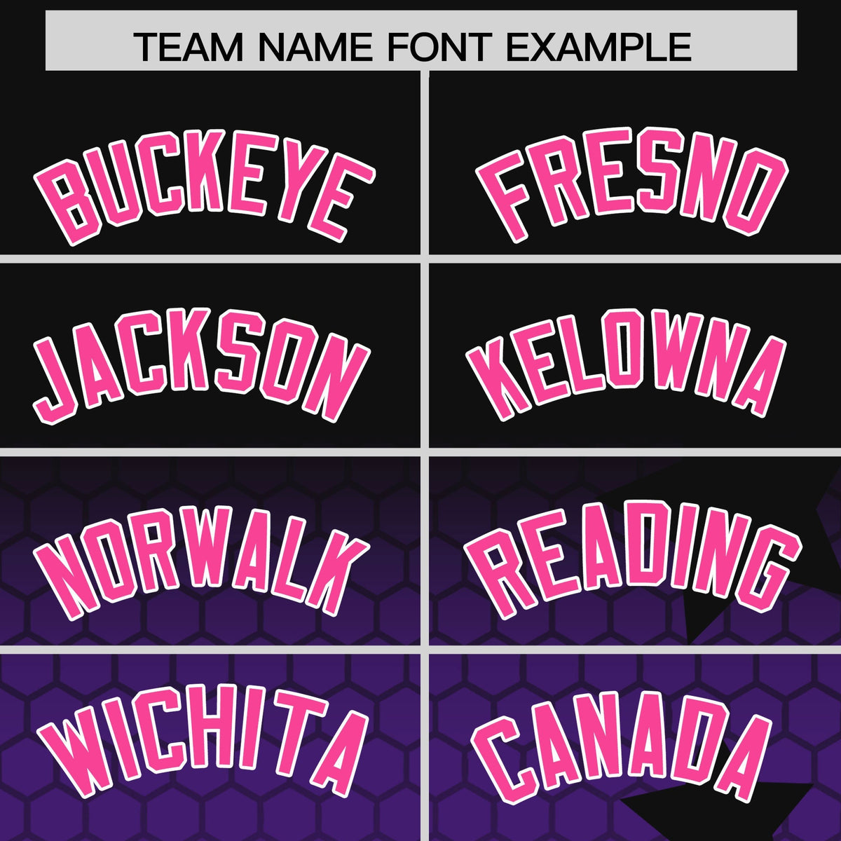 Custom Black Purple Pink Rising Stars Series Gradient Fashion Baseball Jersey| KXKSHOP