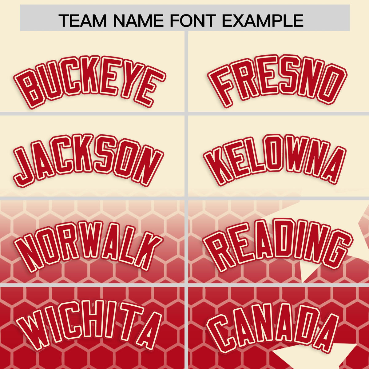 Custom Cream Red Rising Stars Series Gradient Fashion Baseball Jersey| KXKSHOP