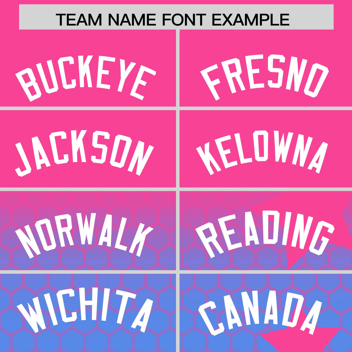 Custom Pink Powder Blue White Rising Stars Series Gradient Fashion Baseball Jersey| KXKSHOP