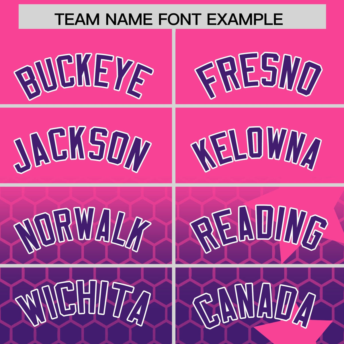 Custom Pink Purple White Rising Stars Series Gradient Fashion Baseball Jersey| KXKSHOP