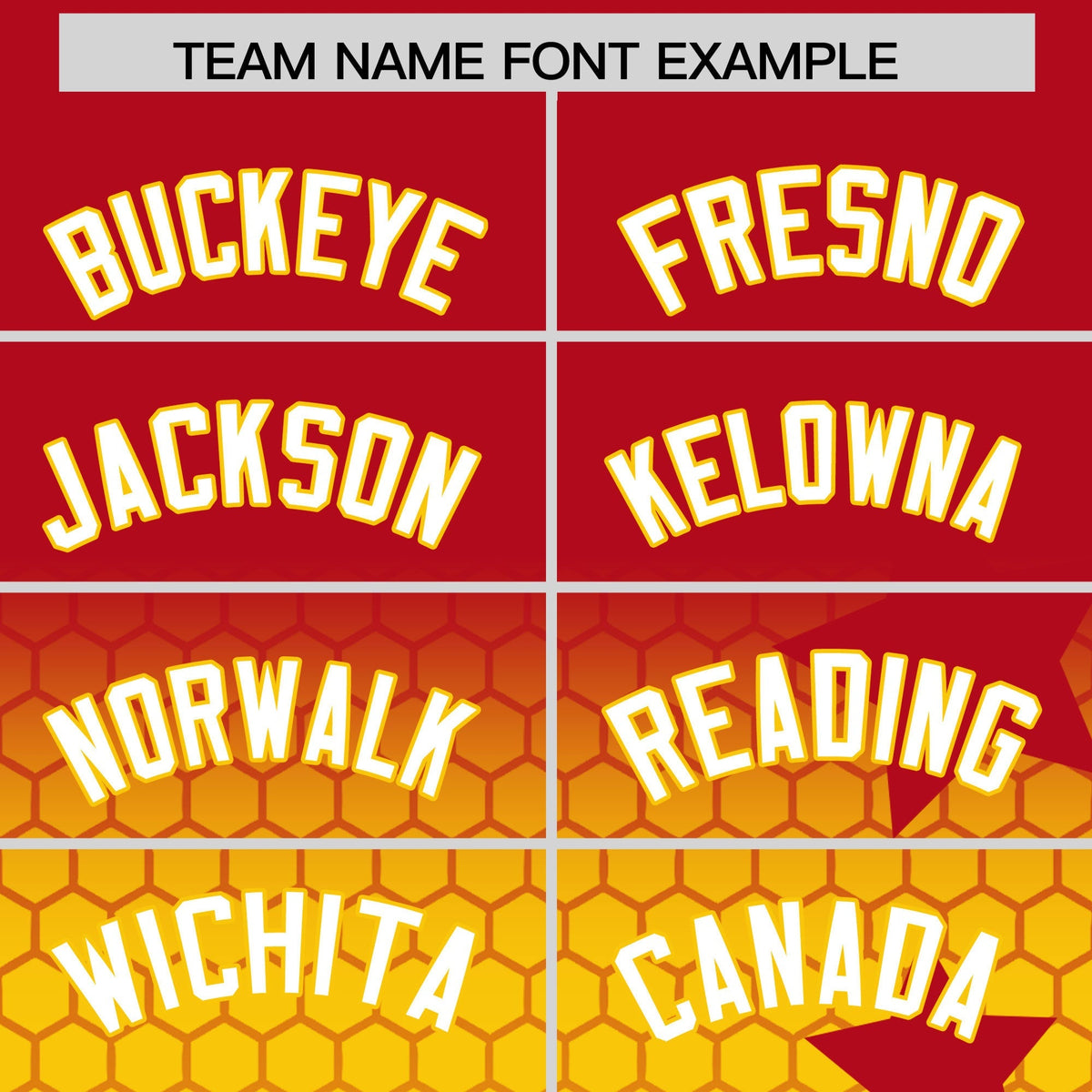 Custom Red Gold White Rising Stars Series Gradient Fashion Baseball Jersey| KXKSHOP