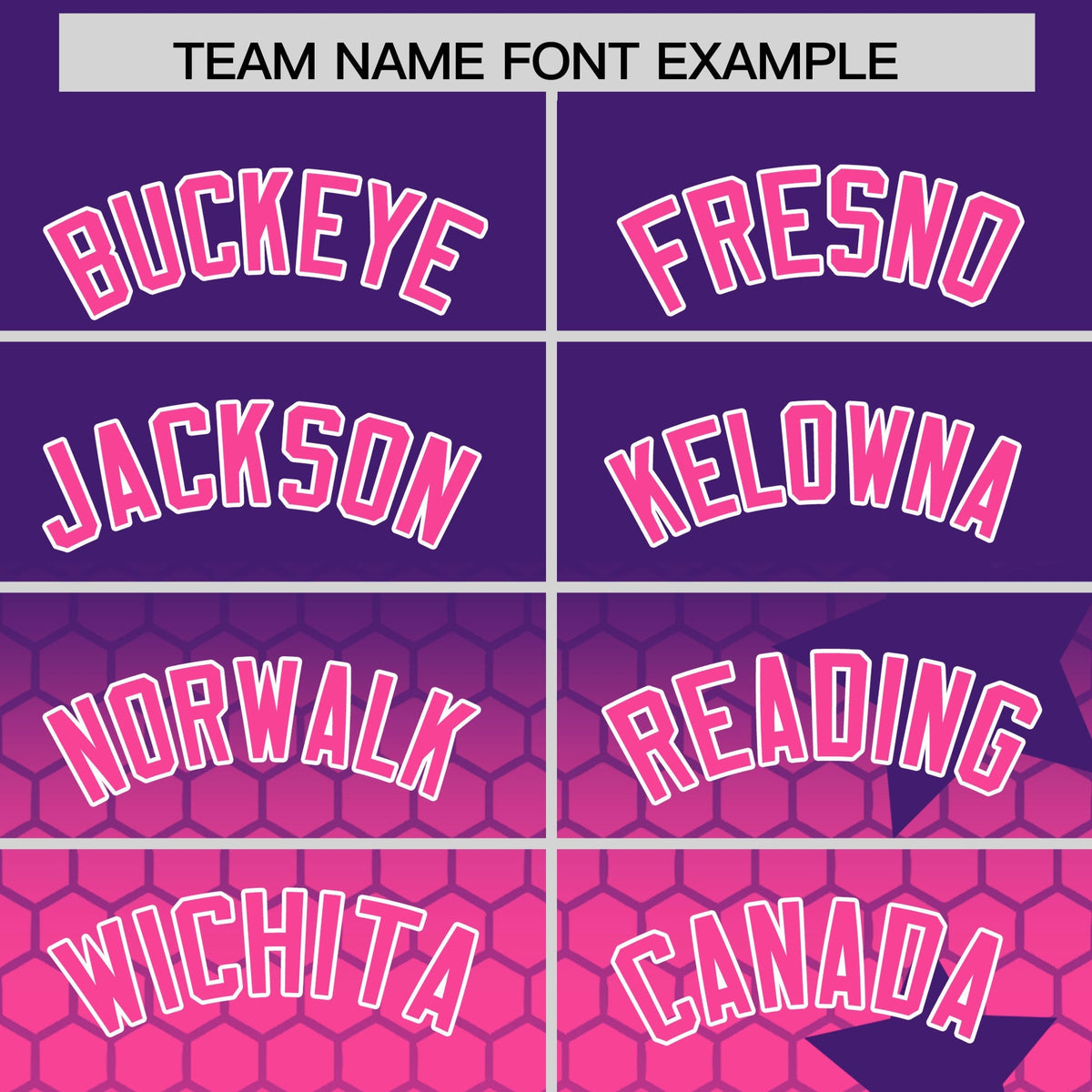 Custom Purple Pink White Rising Stars Series Gradient Fashion Baseball Jersey| KXKSHOP