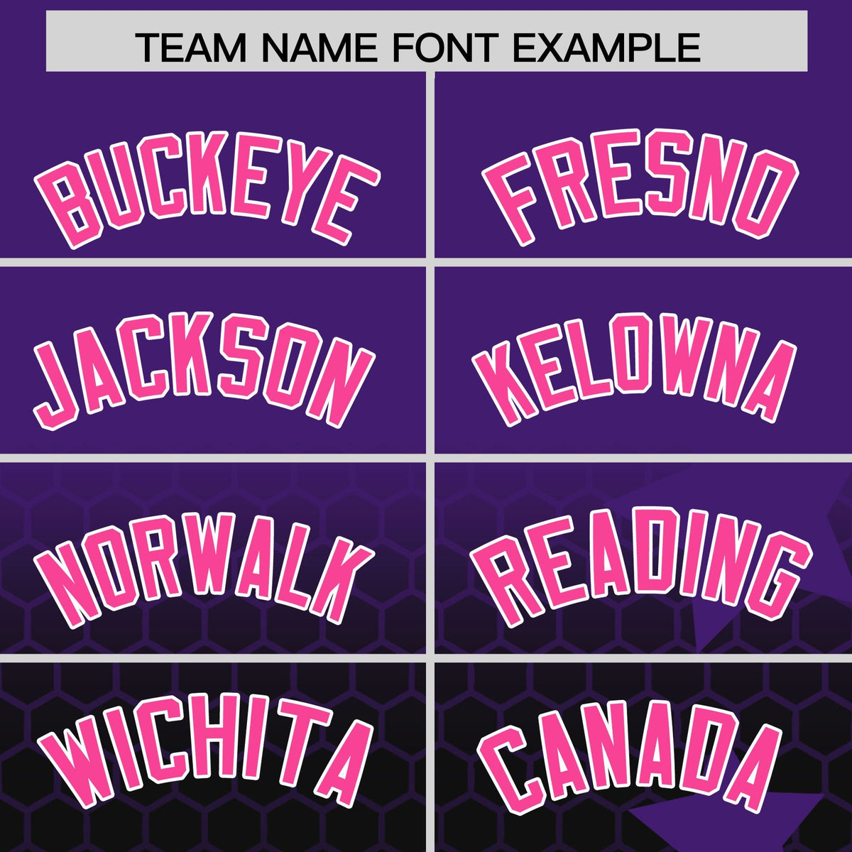 Custom Purple Black Pink Rising Stars Series Gradient Fashion Baseball Jersey| KXKSHOP